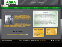 Tablet Screenshot of agraind.com
